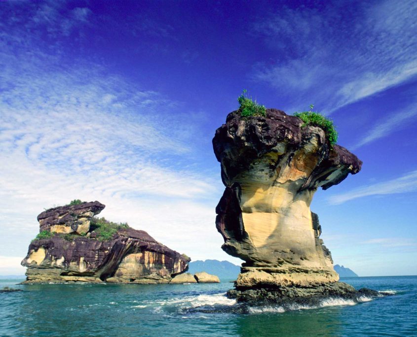 The Bako Sea Stack. Credit: www.borneoadventure.com