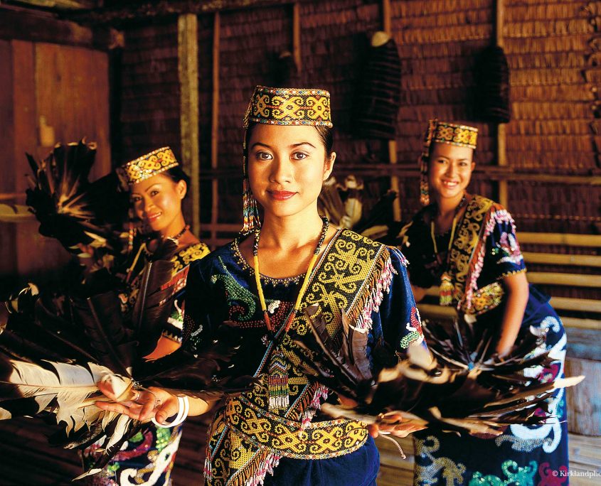 Indigenous people of Sarawak. Credit: borneoadventure.com